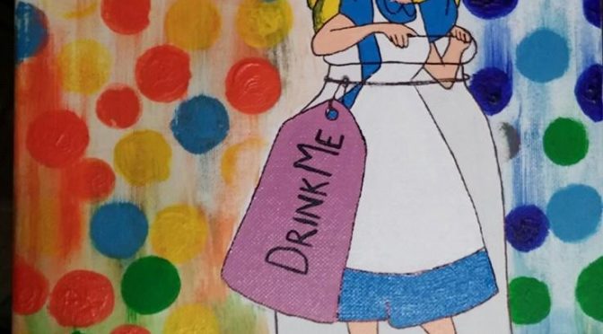 Alice in Wonderland Painting